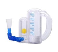 Incentive Spirometer Adult, Lung Capacity Trainer, Breathing Exercise Tool, Visual Flow Rate Indicator, Fitness Training Aid, 7.09x6.69x2.76 Inches, For Fitness Swimming Gym Running Home