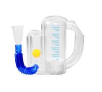 Incentive Spirometer Breathing Exercise Device for Lungs, Deep Breathing Trainer for Adults - 5000ml Volume Measurement with Flow Rate Indicator