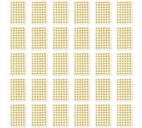 Incentive Stickers Foil Star Seals 30 Sheets 15MM Adhesive Labels for Behavior Routine Classroom Use Set Teacher Incentive Seals Progress Chart Labels School Planner Icons Homeschool Encouragement
