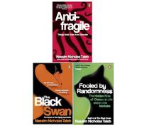 Incerto Series 1-3 Books Collection Set by Nassim Nicholas Taleb (Fooled by Randomness, The Black Swan & Antifragile)