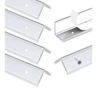 INCERWAY 4PCS 40cm Acrylic Transparent Wall Corner Guard with Screws No-Drill Stickers,Child Proof Corner Guards, Anti-Collision Guard for Furniture Wall Edge Table or Chair Legs