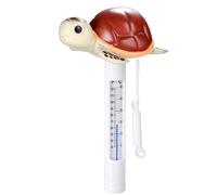 INCETUE Floating Pool Thermometer, Easy-Read Water Temperature Gauge with String for Swimming Pools, Ice Baths, Hot Tubs, Cold Tubs, Ponds, and Spas (Sea Turtle)