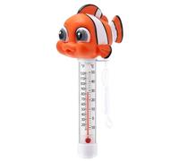 INCETUE Pool Thermometer Floating Easy Read, Water Temperature Gauge with String for Ice Bath, Cold Plunge, Spa, Pond, Hot Tub, Outdoor & Indoor Swimming Pools - Clown Fish