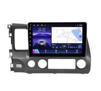 Inch 2 Din CarPlay Android 13 Autoradio for Honda Civic 2005-2012, Bluetooth, AHD Backup Camera, GPS Navigation, Steering Wheel Controls, H4 6G+128G