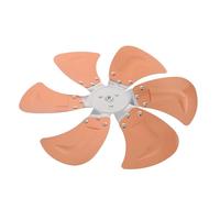 Inch 6 Blade Aluminum Alloy Fan Replacement for Standing Pedestal Fans | Heavy-duty Metal Construction, Tool-free Installation, Fits 12mm Shaft Bore, for Ventilation Upgrades and Bedrooms