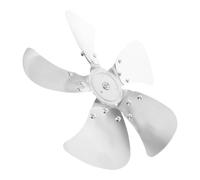 Inch Aluminum Fan Blade 5 Leaf Balanced Anti Vibration Rust Resistant | Polished Aluminum Alloy with Smooth Surface, Easy Installation for Industrial Blowers and Electric Fans, Suitable for Large