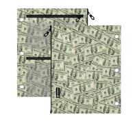 inch binders 3 Ringing 2 PCS One Hundred Dollar Cash Money 11''x8.9''