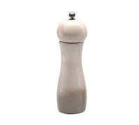 Inch Ceramic Manual Pepper Mill for Coarse Salt and Whole Spices | Wood and Metal Build, Table Seasoning Use, Restaurant Staff and Home Cooks,