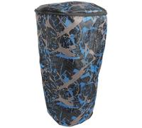 Inch Drum Cloth Bag 10 Large Capacity African Waterproof Oxford | Blue Camouflage, Breathable Pvc Build, Wear Resistant Finish, Twin Shoulder Straps for Travel and Storage Use