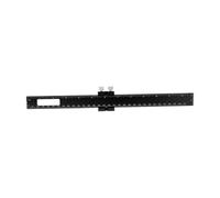Inch Metric Layout Ruler T-Square Tool with Aluminum Alloy Body for Cabinet Makers Woodworkers Home Project Use Woodworking T Ruler Layout Square Board Guide Carpenter Cabinet Trim Panel Measuring
