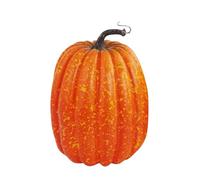 Inch Orange Pumpkin Decoration Simulation Extra Large Fruit Model Lifelike Vegetable Ornament Halloween Home Sparkly Ornament (Orange, 22x15cm)