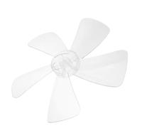 Inch Replacement Fan Blades 5-leaves Plastic Floor Pedestal Fan Propeller | Universal Compatibility for Ceiling and Wall-mounted Fans, Heat Tolerant Sturdy Design, for Workshop and Outdoor Cooling