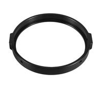 Inch Round Motorcycle Headlight Mounting Bracket Black Aluminium | Classic Vintage Trim Ring, Shock Resistant Support, Suitable for LED Lamps, Nighttime Riding, Restoration Projects