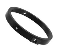 Inch round Motorcycle Headlight Trim Ring Aluminium Bracket Black | Vintage Styling, Shock Resistant Construction, Stable Mounting Support for Restoration Projects and Motorcycle Modifiers