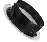 Inch round Plastic Soffit Vent Cover for Wall Outlet | ABS White Finish, Quiet Airflow and Easy Install, for Garage and Rv Use
