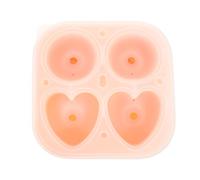 Inch Silicone Ice Ball Mould, Leak Free Easy Release for Cocktails | Rose Heart-shaped Design, Smooth Surface, Keeps Drinks Cooler Longer, for Iced Coffee, Home Entertaining and Parties