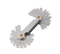 Inch Thread Pitch Gauge 55 Degree High Hardness Measuring Tool(Metric English System)
