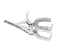Inch U Shaped Locking Welding Pliers for Sheet Metal Alignment | Steel Construction with Plated Surface, Adjustable Grip for Thicknesses, Suitable for Pipes, Farm Maintenance and Auto Body