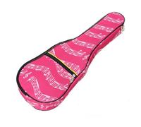 Inch Waterproof Oxford Cloth Ukulele Bag with Adjustable Strap | Breathable Padding, Thick Support, Special Neck Slot, Integrated Zipper Closure, for School and Practice