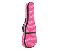 Inch Waterproof Oxford Ukulele Bag with Adjustable Strap | Breathable Thick Padding, Special Neck Slot, Integrated Zipper Closure, Travel and Daily Commuting Use
