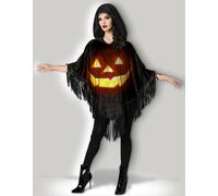 InCharacter Jack-O-Lantern Instant Halloween Costume Pumpkin Wrap Poncho 12052