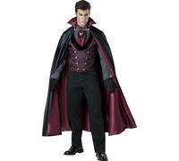InCharacter Midnight Count Vampire Deluxe Adult Mens Halloween Costume CM1109