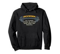 Inchworm Definition Workout Memes Gym Trending Fitness Pullover Hoodie