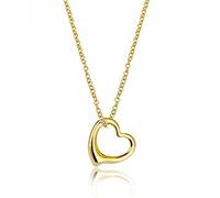 INCIDO Pendant Necklace Fashion Gold Color Heart Pendant Necklace For Women Cute Boho Aesthetic Chunky Gifts Statement Jewelry Christmas, Valentine's Day