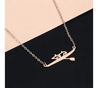 INCIDO Pendant Necklace Rowing Boat Men Necklace Fashion Jewelry Choker Necklace Valentine's Day Halloween party gift Jewelry Festival Gift