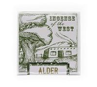 Incienso de Santa Fe - Alder Natural Wood Incense Bricks Without Holder, 40 Count - Made in The USA