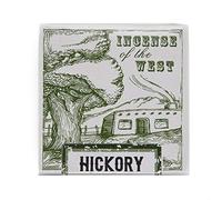 Incienso de Santa Fe - Hickory Natural Wood Incense Bricks Without Holder, 40 Count - Made in The USA