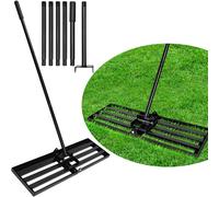Incikiti Lawn Levelling Rake 76x25cm Leveling Heavy Duty Leveller with