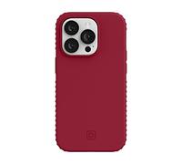Incipio Grip Series Case for iPhone 14 Pro, Multi-Directional Grip, 14 ft (4.3m) Drop Protection - Scarlet Red/Winery (IPH-2009-SCRW)