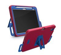 Incipio - Kids Silicone Bumper Case for iPad 10th Gen & A16, 4ft Drop Protection, Built-in Kickstand, Easy-Grip Handles, Durable Protective Cover (Red/Blue)