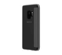 Incipio NGP Translucent Protective Folio Wallet Case for Samsung Galaxy S9 - Clear/Grey