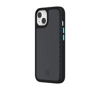 Incipio Optum Case Compatible with Apple iPhone 13 [Ventilation Slots, 4.8 m, Drop-Proof, MagSafe & Qi Wireless Charging Compatible, Optimised for 5G, Antimicrobial Treatment] Black/Blue