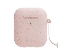 Incipio Organicore Case Compatible with Apple AirPods 1 & 2 - Pink [Supports Wireless Charging I Biodegradable Material I Includes Lanyard]