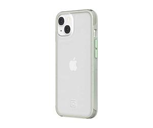 Incipio Organicore Clear Series Case for iPhone 13 (6.1 Inch), 100% Certified Compostable with 14 ft Drop Protection, Eucalyptus/Seafoam Green/Clear (IPH-1933-EUC)