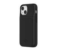 Incipio Stashback Case Compatible with Apple iPhone 13 Mini [Credit Card/Note Compartment I 4.2 m Drop Resistant I Antimicrobial Treatment I Slim Case] Black