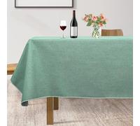 Incisite Table Cloth Wipe Clean, 120x170cm Rectangular Tablecloth, Wrinkle Water Resistant Tablecloths, Table Cover for Party Birthday Garden Picnic Dining Outdoor Use, Army Green