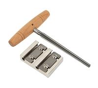 Incisive Metal Blade Violin Peg Shaver, Wooden Handle Reamer Set for Violin Maintenance, Ideal Violin Lovers, Small and Light, Suitable for 4/4 or 3/4 Violins
