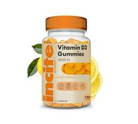 Incite Nutrition Vitamin D Gummies. 120 Lemon Flavour Chewable High Strength Vitamin D 4000 iu Gummies. 4 Month Supply of D3 Vitamins for Muscle Function, Immune Health and Year-Round Wellness
