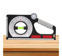 Inclination Measuring Tool, Multifunction Measuring Device, Magnetic Angle Measuring Ruler, Precision Gradient Leveler, Alignment Gauge for Civil Engineering, Interior Decoration