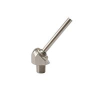 Inclined high-preesure Cooling Nozzle M8/M10/M12/M14/M16 Stainless Steel SS304 CNC Lathe Tool Tower Spray Water Cooling Adjustable High Pressure Coolant Nozzle(OD 8mm ID 6mm,L 50MM_M12X1.25)