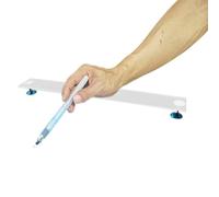 Inclined Palm Rest Bridges: Durable Clear Frame, Arm Stand, Laptop Aid, Ergonomic Design with Adjustable Height | Studio Accessory for Painters,