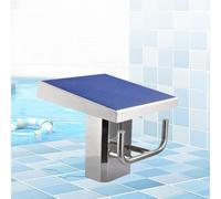 Inclined Starting Platform for Swimming Competition, Diving Block with Backstroke Handle, Heavy Duty Stainless Steel, Supports 280kg
