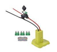 Includes wire from power wheel adapter for power wheel compatible with 7.2-20V lithium battery