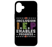 Inclusion IEP Enables Progress Message Case for iPhone 16 Plus