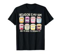 Inclusion Is My Jam And I'm Here To Spread It Autism Teacher T-Shirt