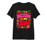 Inclusion is My Jam Groovy Special Education Sped Teacher Premium T-Shirt